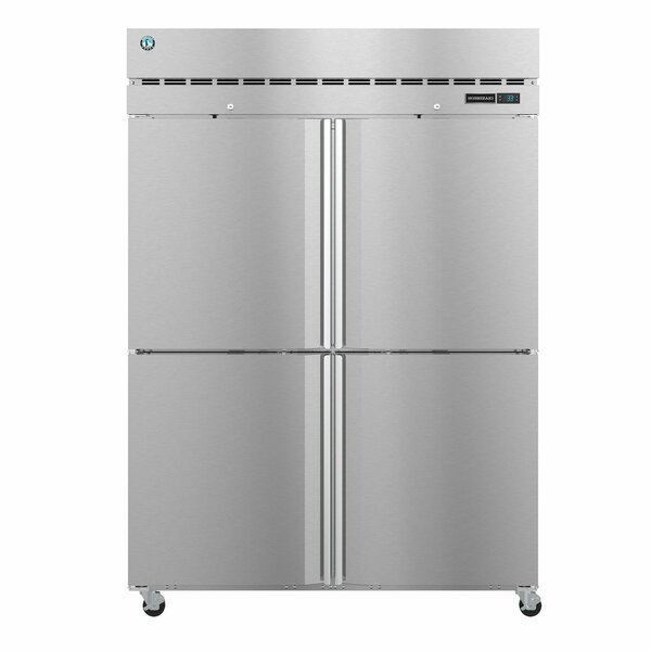 Hoshizaki America Refrigerator, Two Section Upright, Half Stainless Doors with Lock R2A-HS